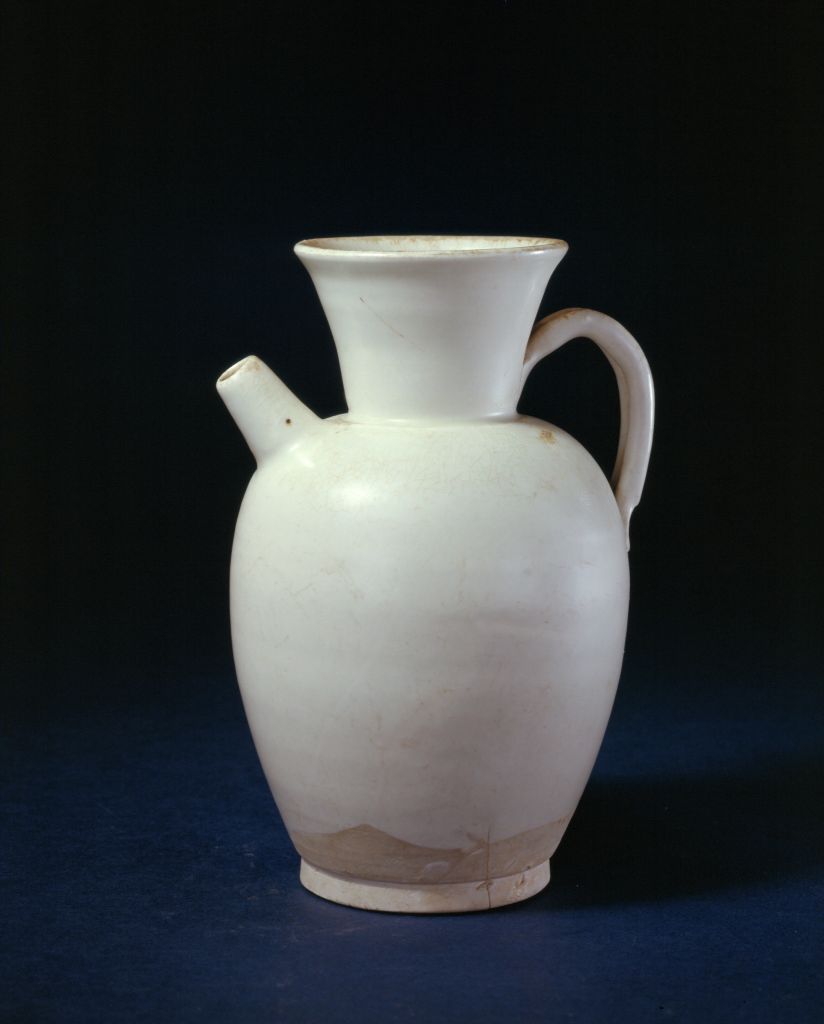 图片[1]-Xingyao white glaze pot-China Archive